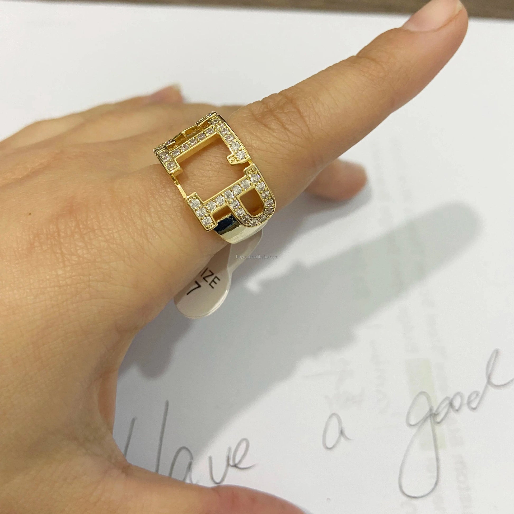 Sigma Gamma Rho ring Sorority Organization Gold Plated Sterling Silver Engagement Cubic Zirconia GREEK Finger Rings