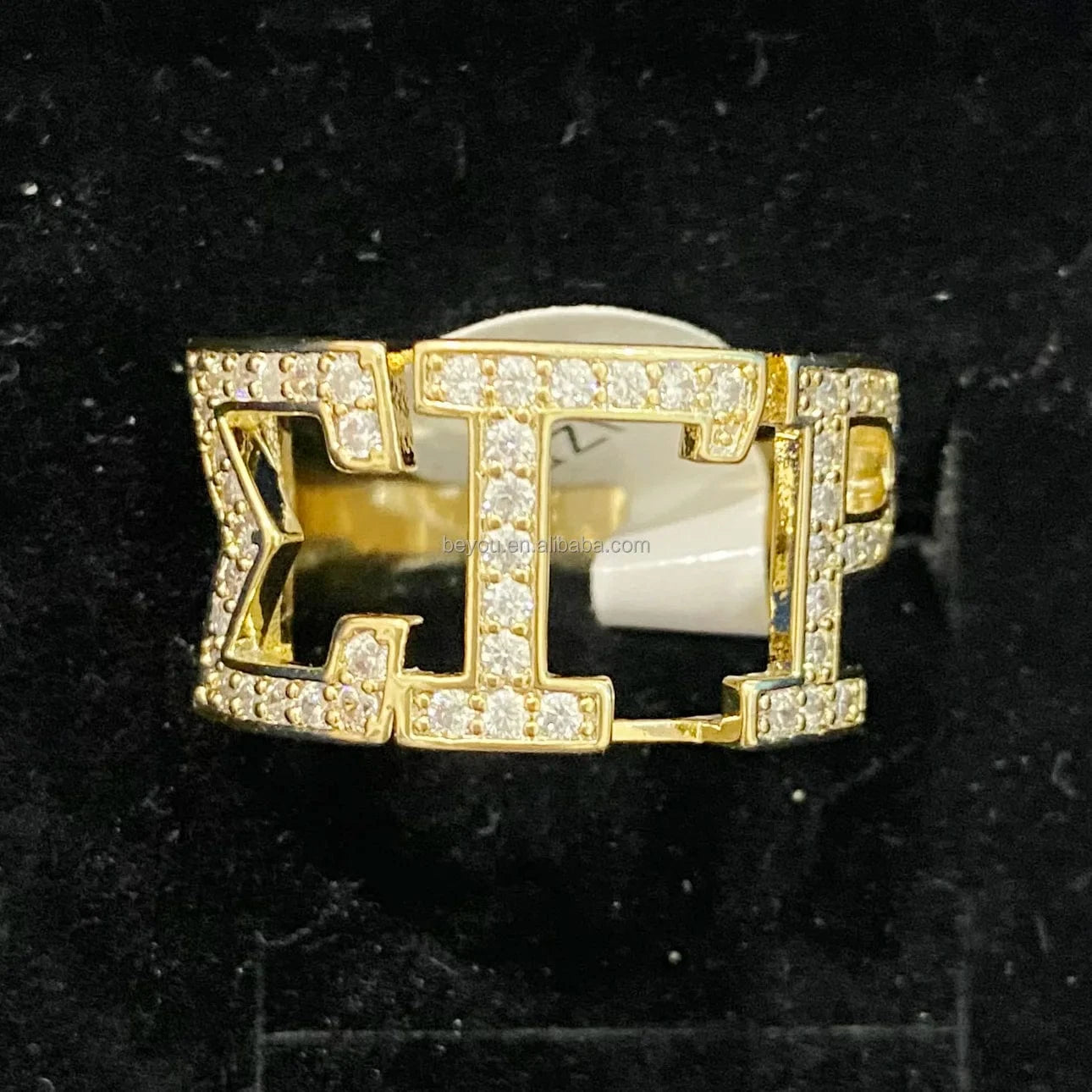 Sigma Gamma Rho ring Sorority Organization Gold Plated Sterling Silver Engagement Cubic Zirconia GREEK Finger Rings