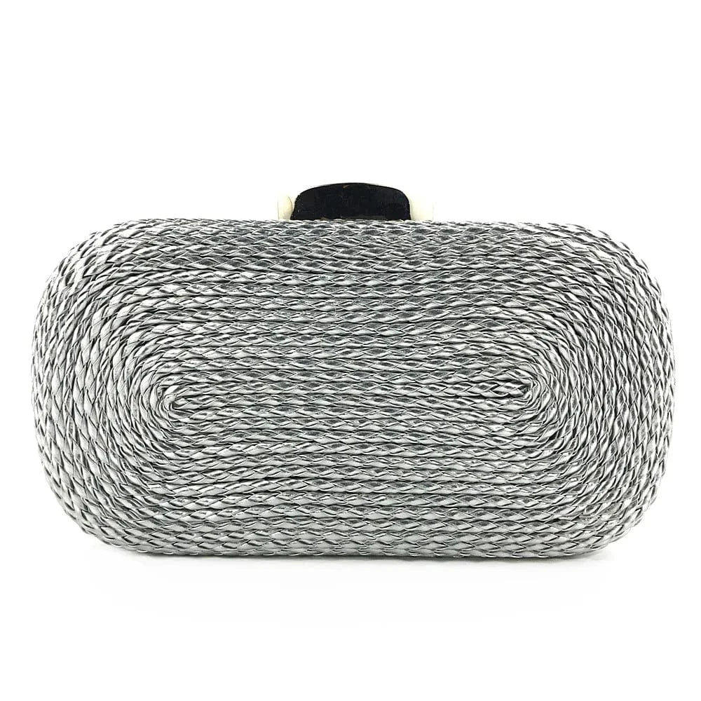 silver Luxury New Design Evening Clutch Crystals Rhinestones Prom Bag Fancy Handbags Purse Wedding Party Bag