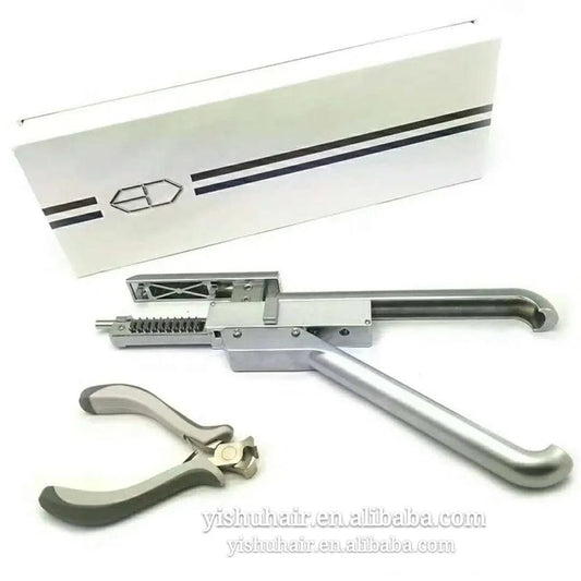 silver New product 6D hair wig connection gun with 6D virgin human hair extension hot sell in hair salon all over the world