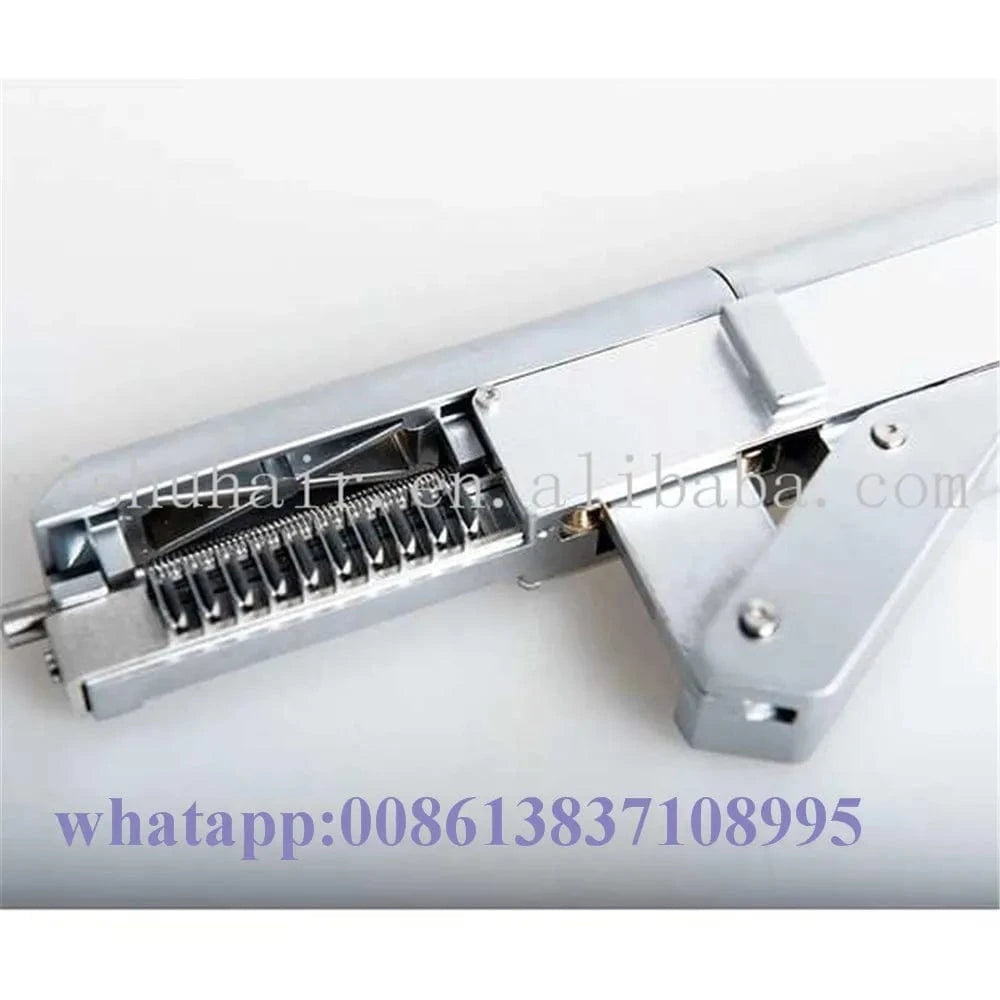 silver special plastic card comb for the 6d hair extensions equipment in salon tool