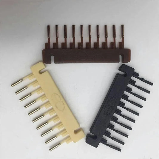 silver special plastic card comb for the 6d hair extensions equipment in salon tool
