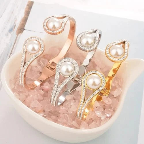 Silver / ZC-0517 Modalen 316 Italian Jewellery Gold Bangles Accessories Fashion Woman Tarnish Free 18K Gold Womens Stainless Steel Jewelry