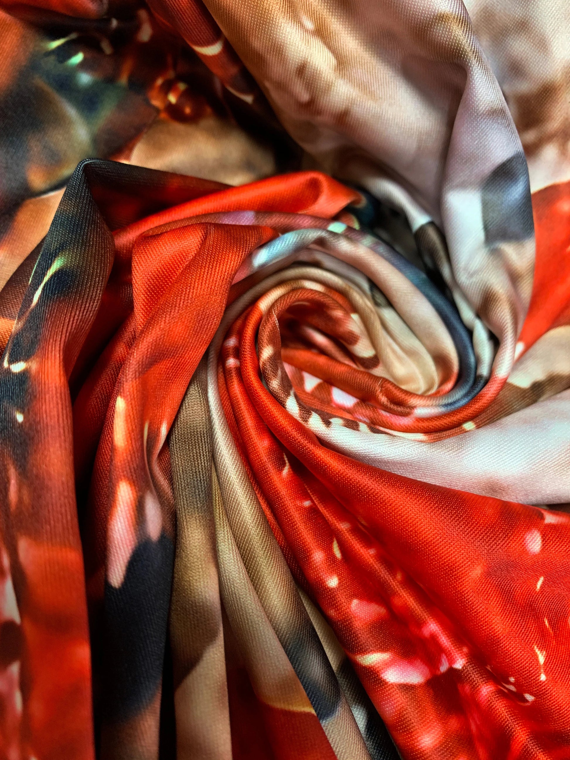 Sleeveless Midi Dress + Bold Red Floral Print With Subtle Knit Texture + Casual Summer Party Style - SN Wigs & More