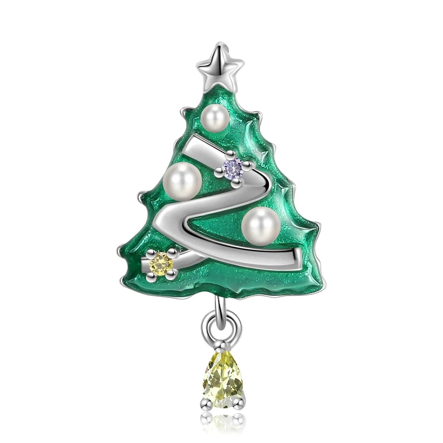 Snowflake Candy Sweet Cake Pendant for Necklace 925 Sterling Silver Fashion Pendant for Women Necklaces Jewelry Christmas Gift