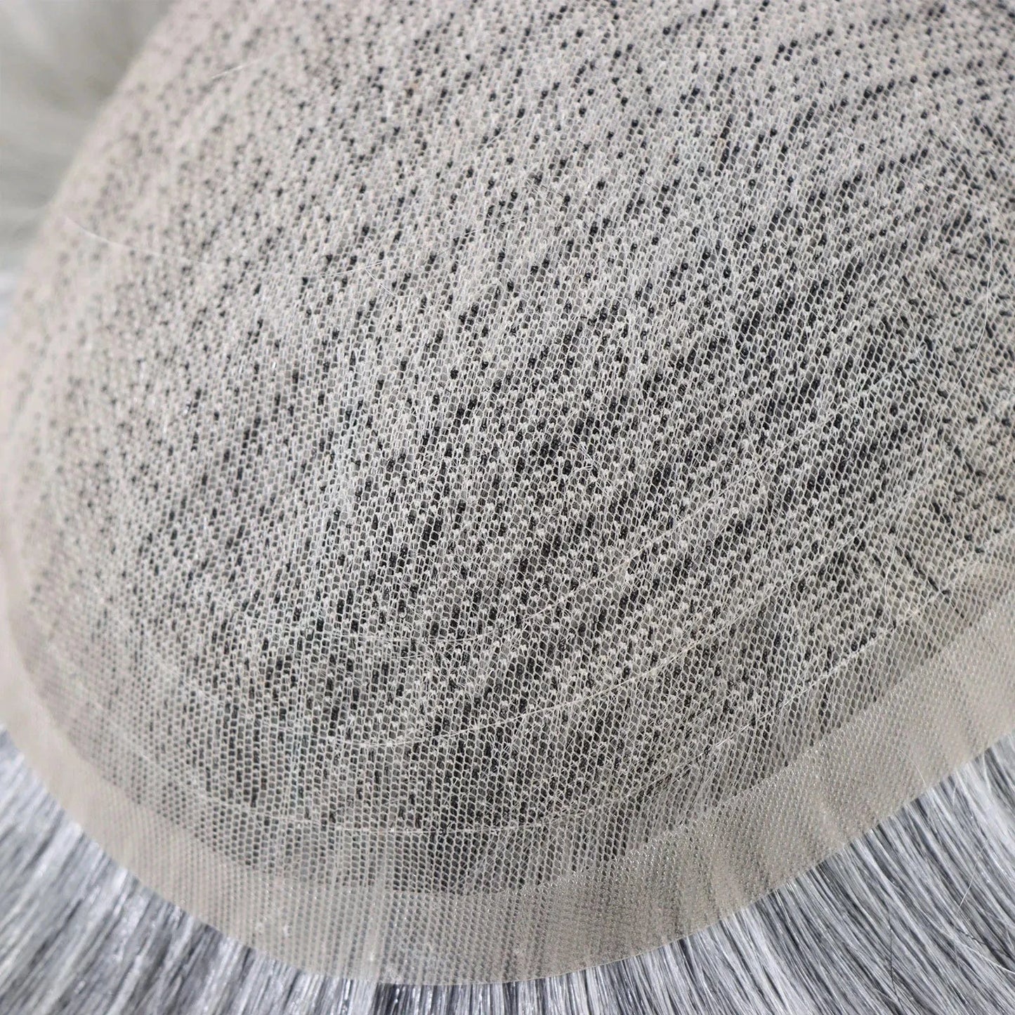 Soft Full Swiss Lace Base Cap Toupee 1b80 Grey Natural Human Hair Capillary Prosthesis For Men 10 Inches