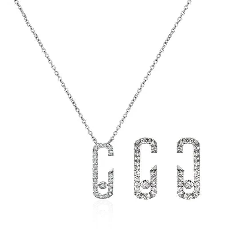 SP3157 white RAKOL SP3074 New Design 4PCS Leaf Cubic Zircon Necklace Earrings Bracelets And Rings Sets 925 Sterling Silver Jewelry Set Women