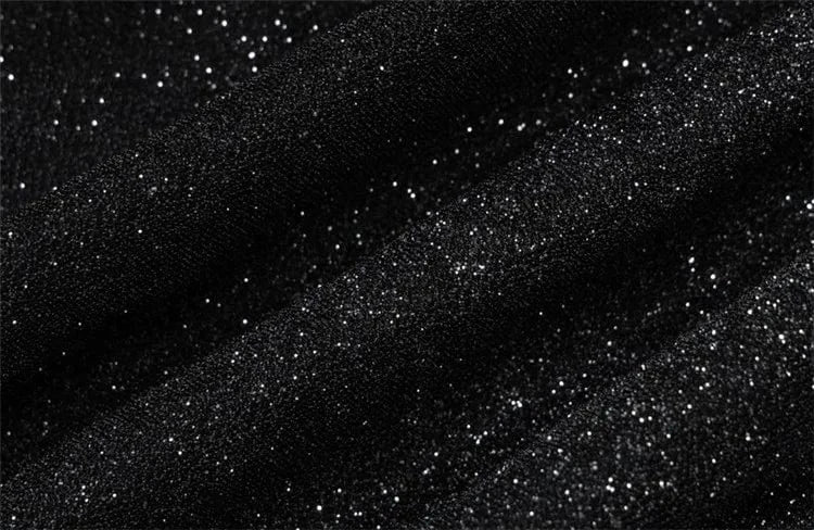 Spaghetti Strap Ruffle Mini Dress Black Glitter Party Dress For Women 2024 Sexy Slip Bodycon Short Summer Dress