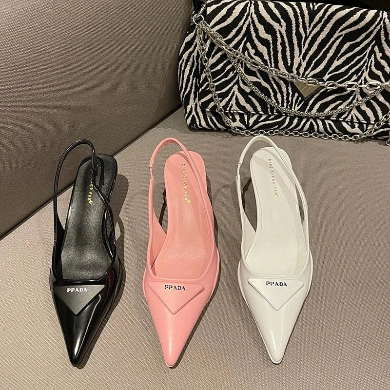 Spring 2025 Fashion Pointed Toe Stiletto Sandals Fashion Women's Shoes