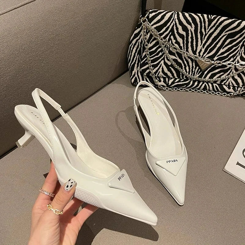 Spring 2025 Fashion Pointed Toe Stiletto Sandals Fashion Women's Shoes