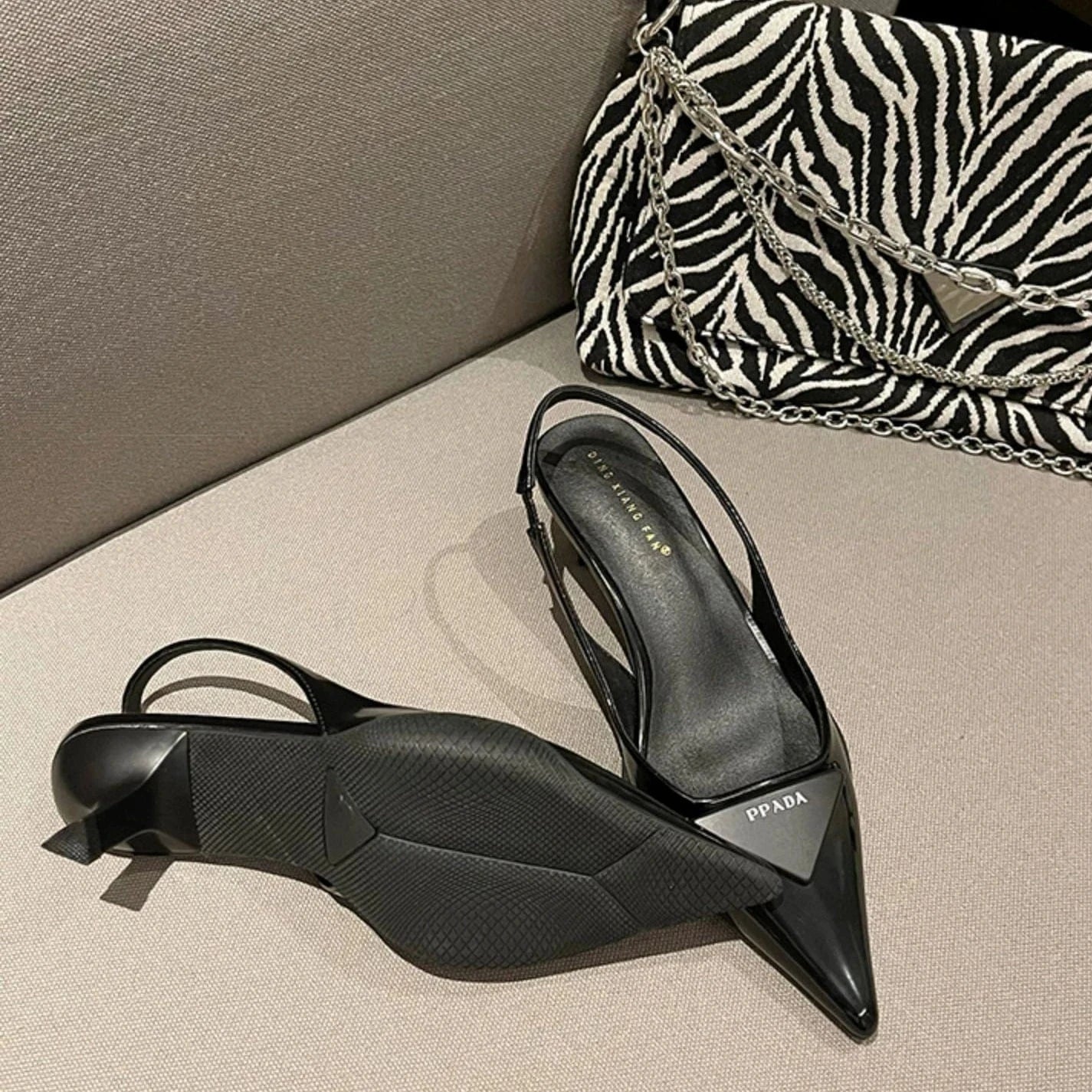 Spring 2025 Fashion Pointed Toe Stiletto Sandals Fashion Women's Shoes