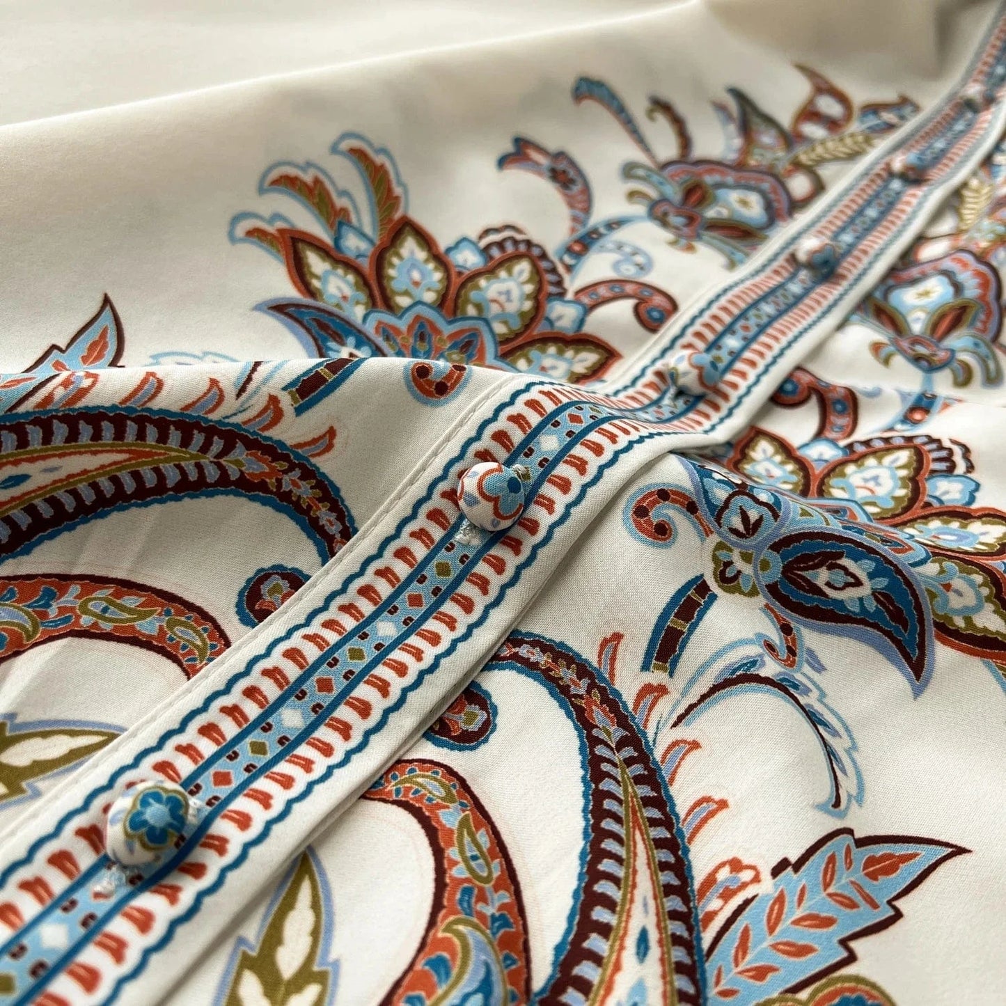 Spring / Summer 2024 Lapel Sleeveless Print Long Dress