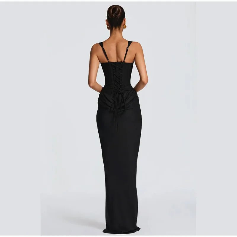 Square Neck Halter Mini Dress - SN Wigs & More