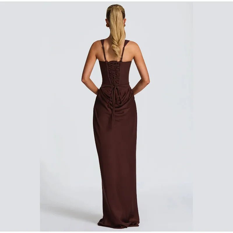 Square Neck Halter Mini Dress - SN Wigs & More
