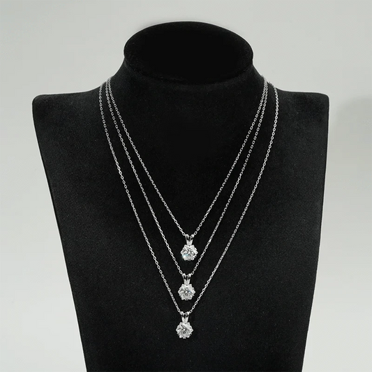 starsgem 2024 fast shipping fine jewelry necklace 2024 S925 gemstone necklace sterling silver