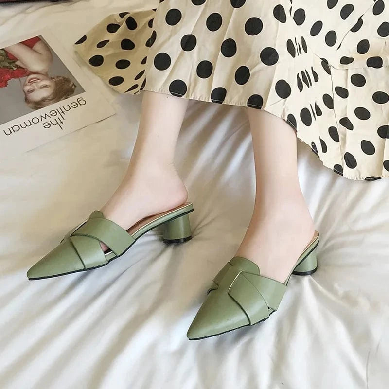 Stiletto Heel Sandals For Women Dress Female Heel Slippers slippers heel for women