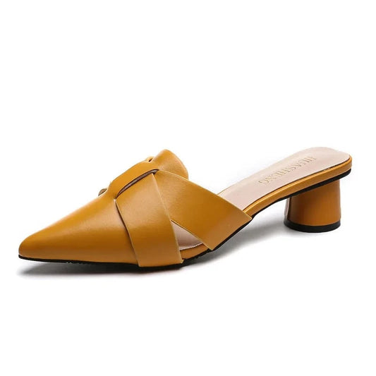 Stiletto Heel Sandals For Women Dress Female Heel Slippers slippers heel for women