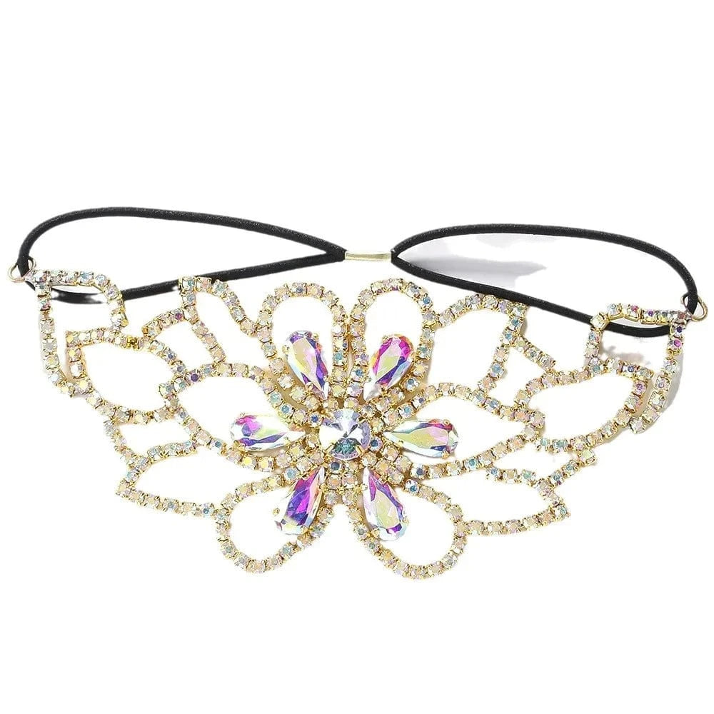 StoneFans Bohemian Flower Rhinestone Leg Chain Jewelry For Women Nightclub Party Sexy Crystal Thigh Body Chain Hot Sale