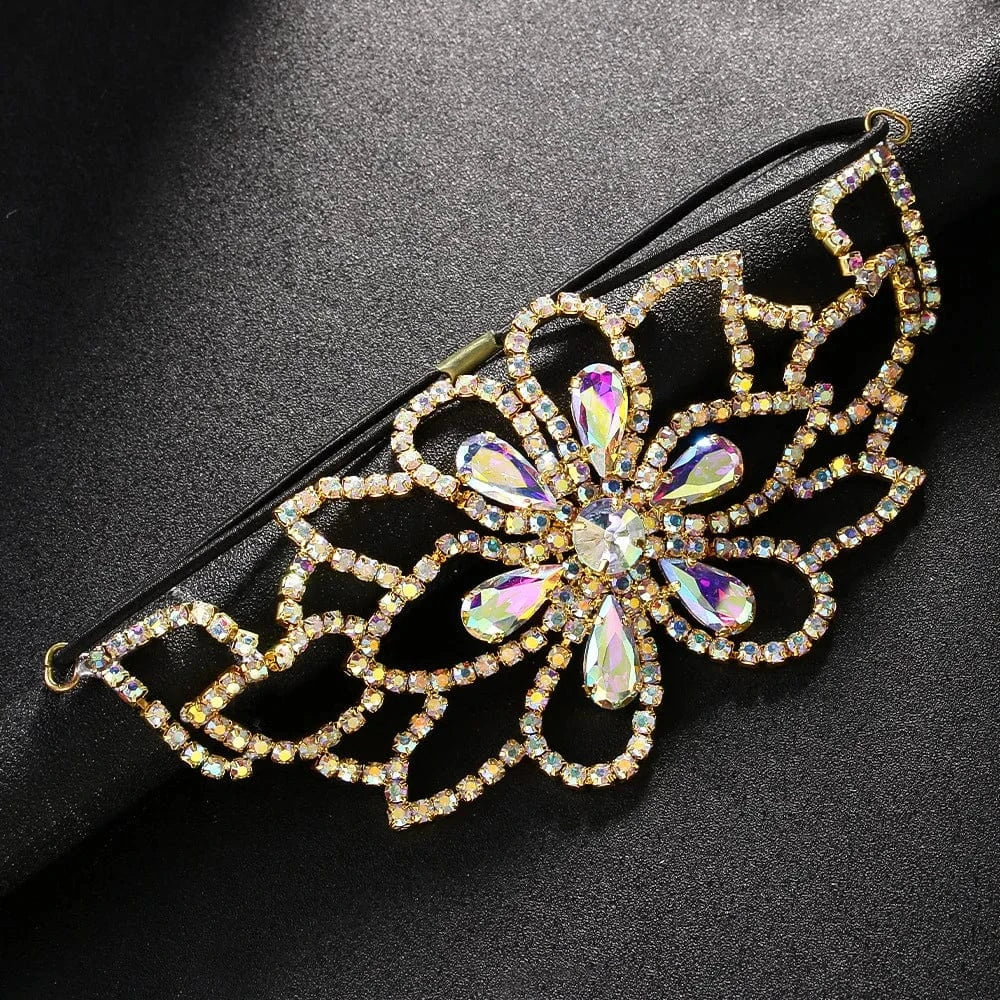 StoneFans Bohemian Flower Rhinestone Leg Chain Jewelry For Women Nightclub Party Sexy Crystal Thigh Body Chain Hot Sale