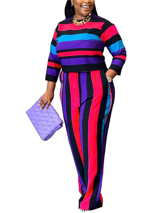 Striped Knitwear + Set - SN Wigs & More