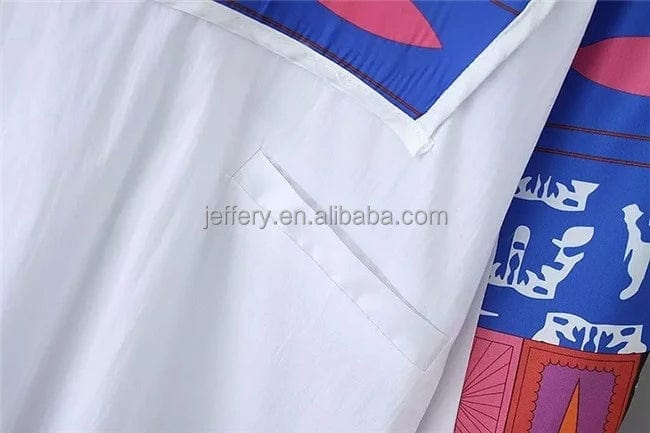 Stylish Ladies Women Print Career Long Sleeve Turndown Collar Top Blouse Shirts A893