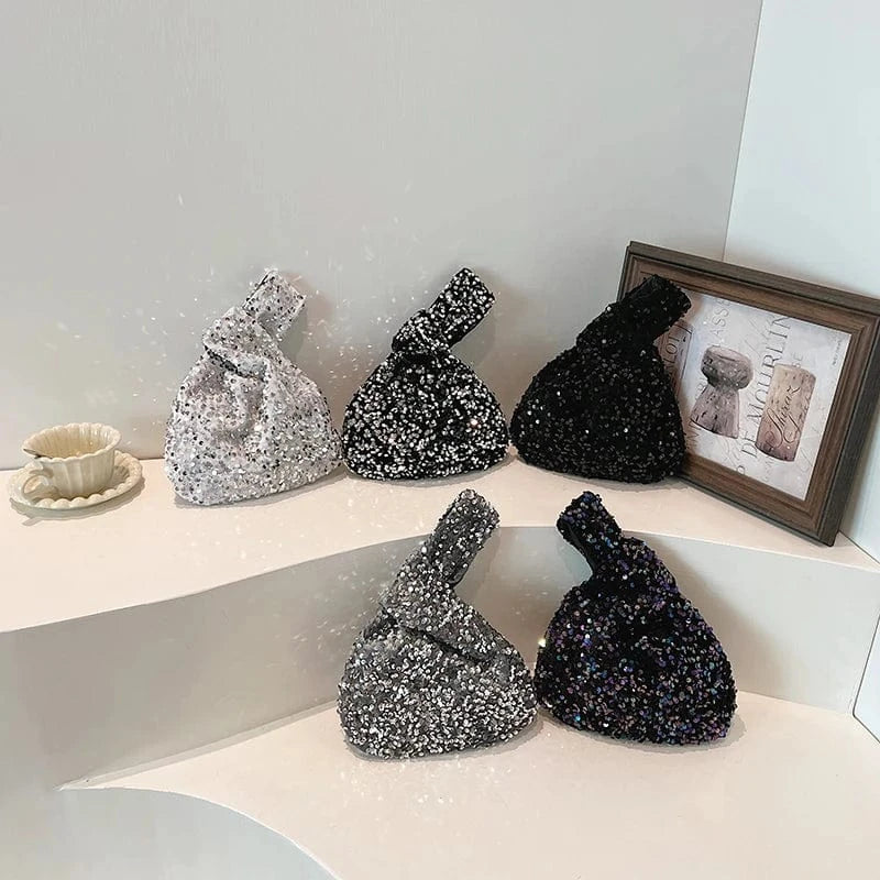 Stylish new handbags 2024 Light Lady Sequins bags Lady Designer Purses For Woman