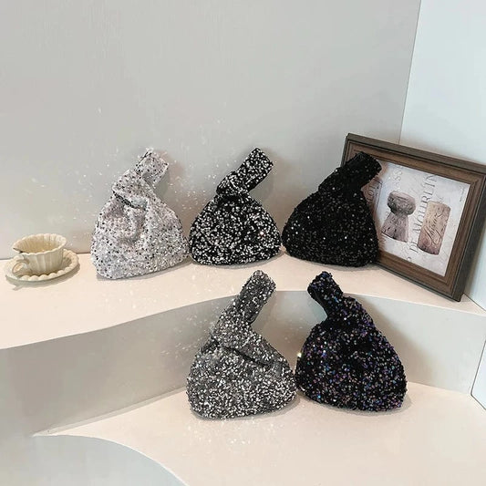 Stylish new handbags 2024 Light Lady Sequins bags Lady Designer Purses For Woman