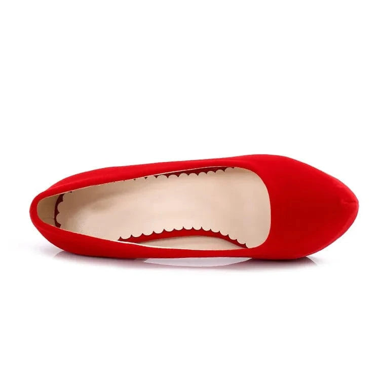 stylish stiletto girls trendy sexy red dance platform super high heel shoes