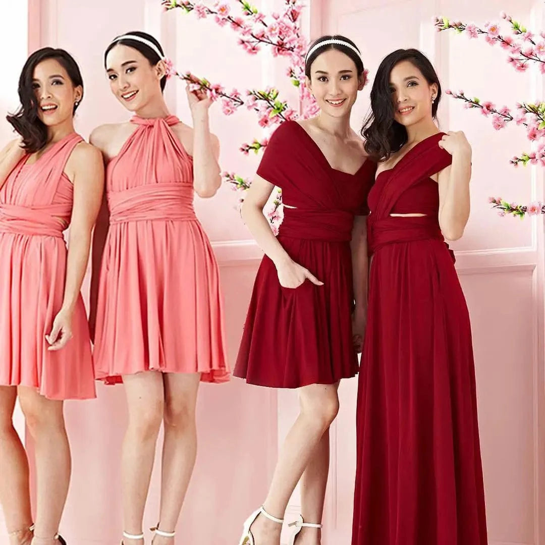 summer 2024 new women's clothing popular multi wearing sexy backless bandage short Skirt Dress