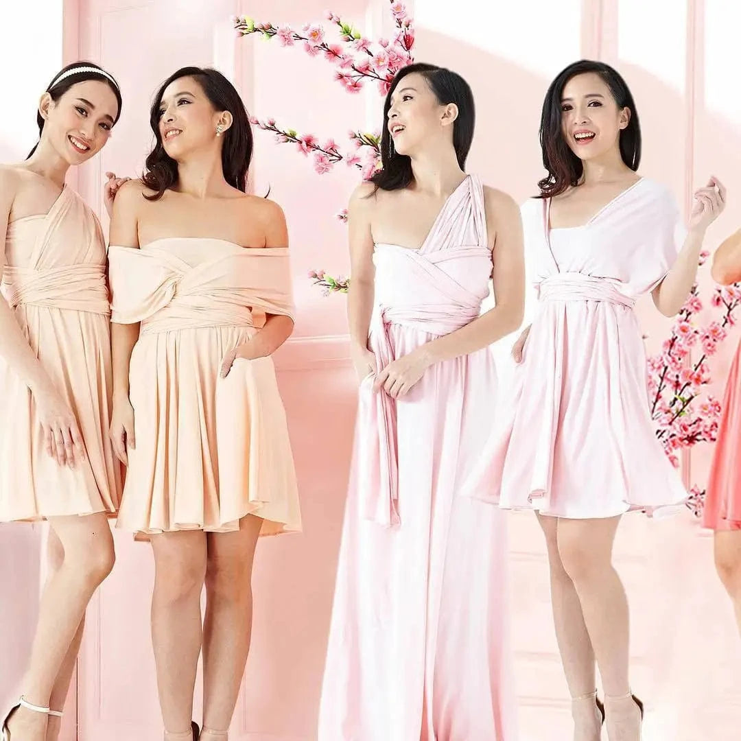 summer 2024 new women's clothing popular multi wearing sexy backless bandage short Skirt Dress
