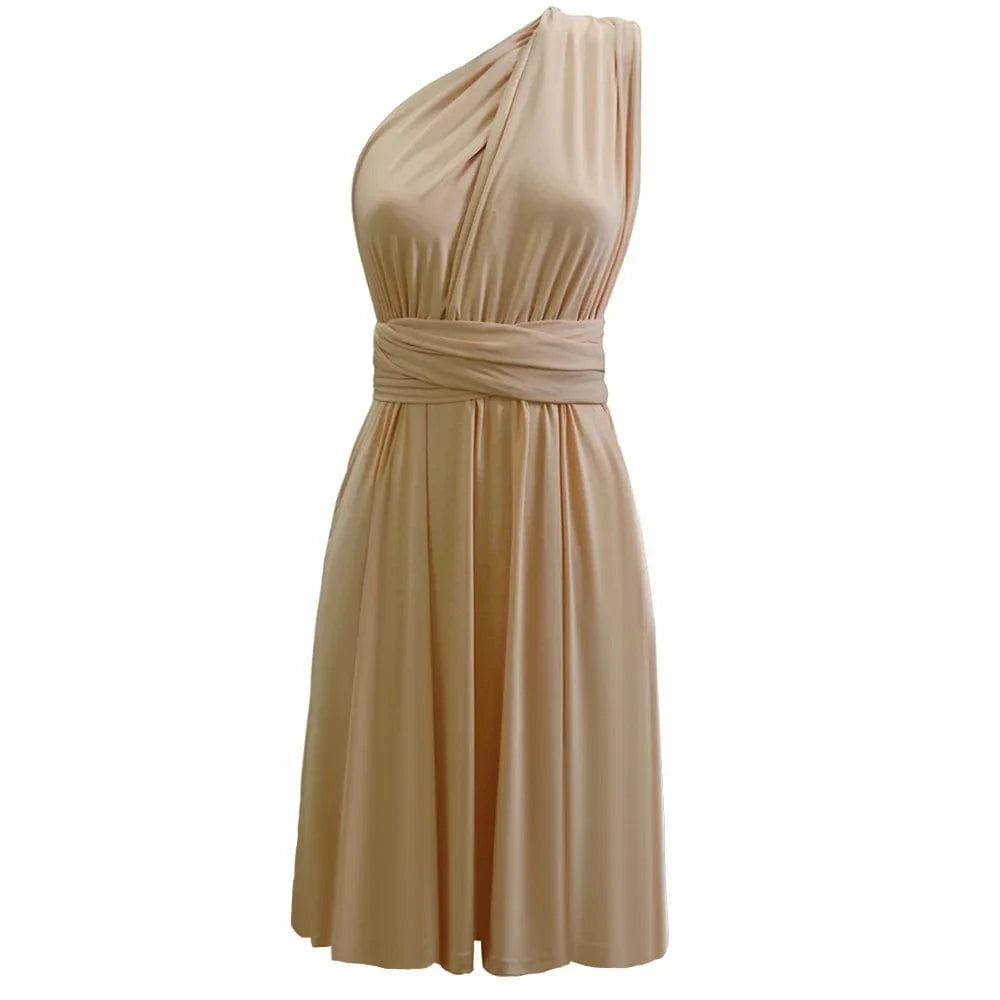 summer 2024 new women's clothing popular multi wearing sexy backless bandage short Skirt Dress