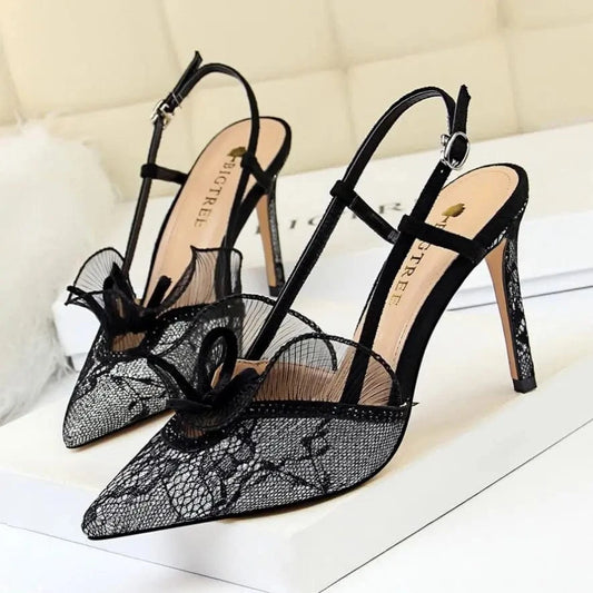 Summer New Fashion Design Ladies Heel Sandals Low Price Ladies Shoes Heel Modern Womens High Heel Shoes