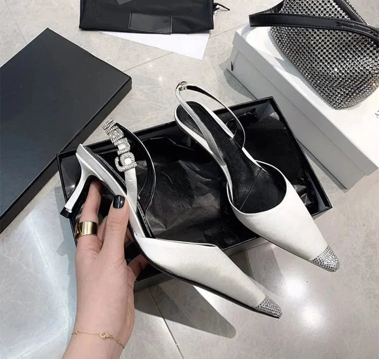 Summer new thin with female slippers foreign trade high heel women shoes sandals female women Letter root high heel shoes