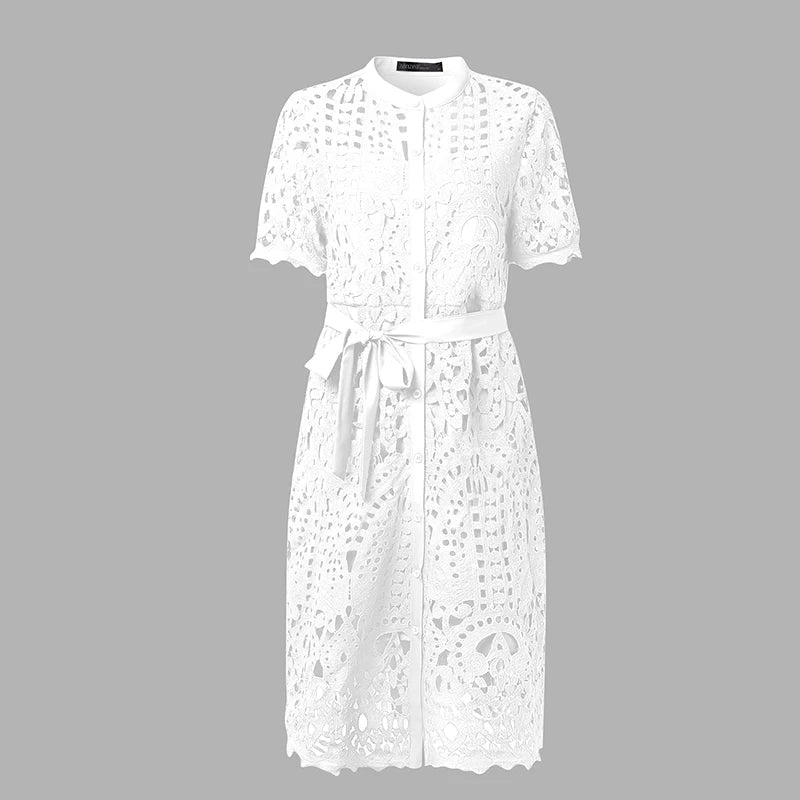 Sundress With Lace - Up Bodice - Vintage A - Line Style - SN Wigs & More