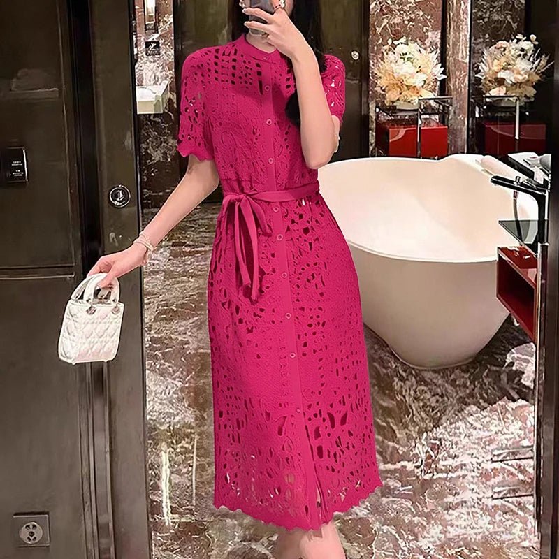 Sundress With Lace - Up Bodice - Vintage A - Line Style - SN Wigs & More