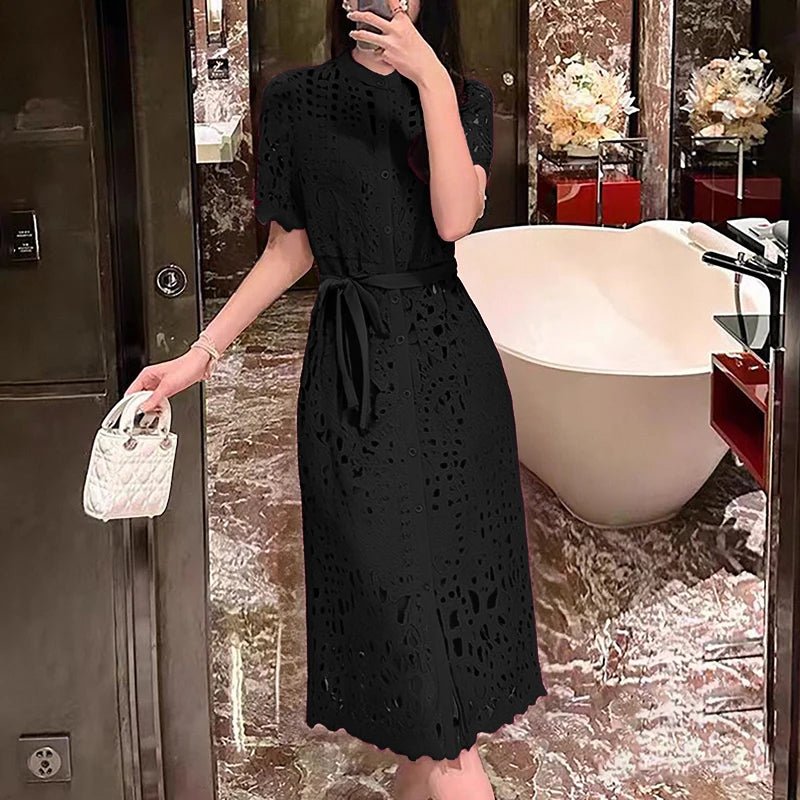 Sundress With Lace - Up Bodice - Vintage A - Line Style - SN Wigs & More
