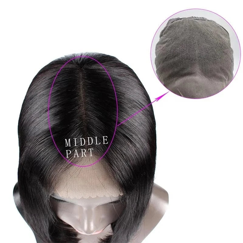 Sunlight wigs for black women peruvianhumanhairwig lace front human hair short bob wigs with baby hair 2x6 lace wig julia