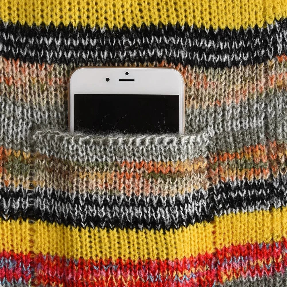 Sweater Knitted Cardigan Thin Loose Jacket  For Women Casual Y2k Crop Clothes Elegant Female Clothing Fashion Top