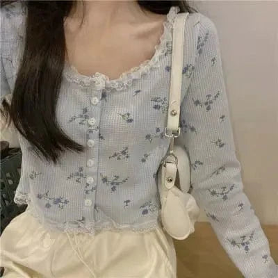 Tank Tops 2024 New Succulent Cherry Embroidered Lace Patchwork Plaid Strap Vest Summer New Camisole Girl Top