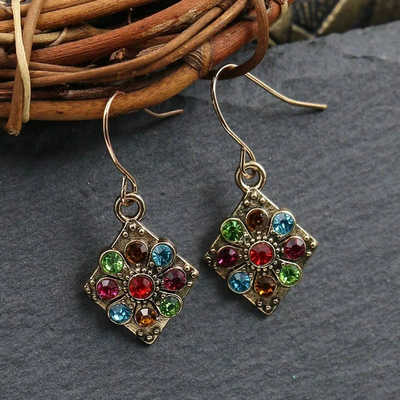 Tassel Vintage Statement Drop Dangle Earrings for Women Girls Long Bohemian Earrings Set Boho Jewelry