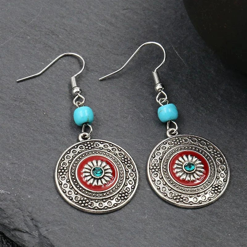 Tassel Vintage Statement Drop Dangle Earrings for Women Girls Long Bohemian Earrings Set Boho Jewelry