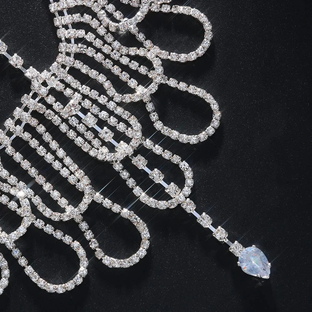 Tassel Zircon Hair Chains &Tassel Chain Crystal Forehead Jewelry For Women Fashion Hair Accessories