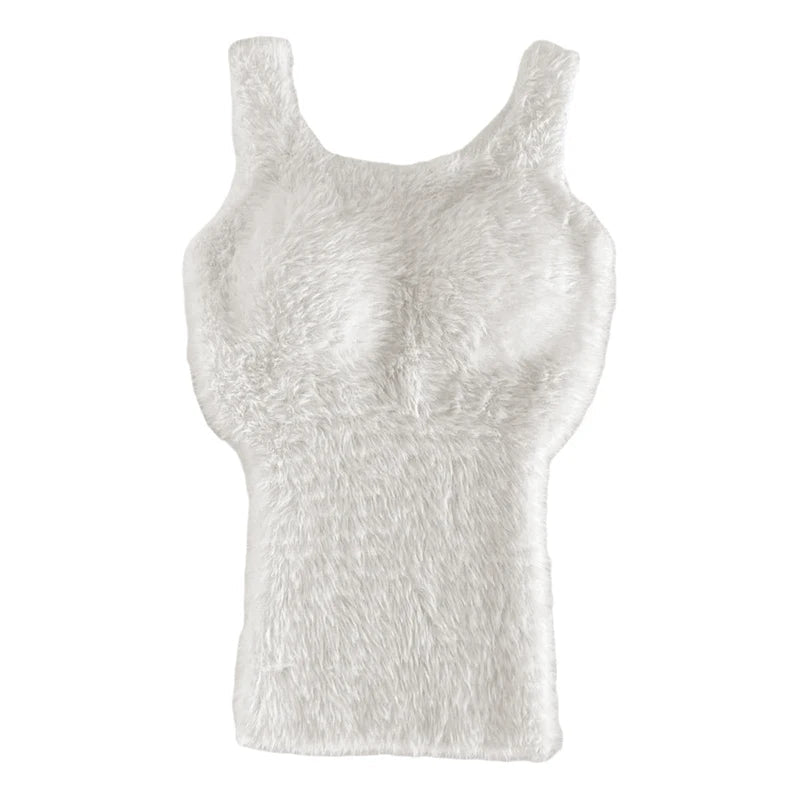 Thermal Camisole Plush Fleece Lining Soft Winter Cozy - SN Wigs & More