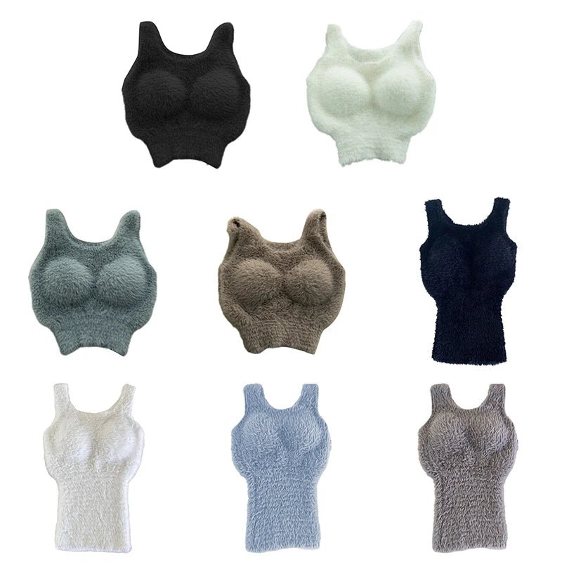 Thermal Camisole Plush Fleece Lining Soft Winter Cozy - SN Wigs & More