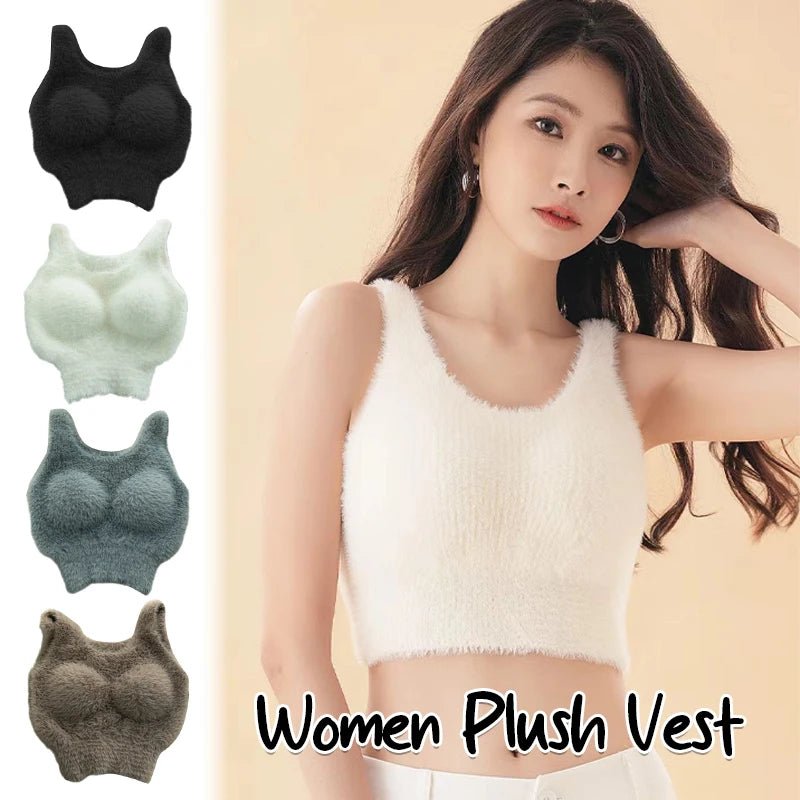 Thermal Camisole Plush Fleece Lining Soft Winter Cozy - SN Wigs & More