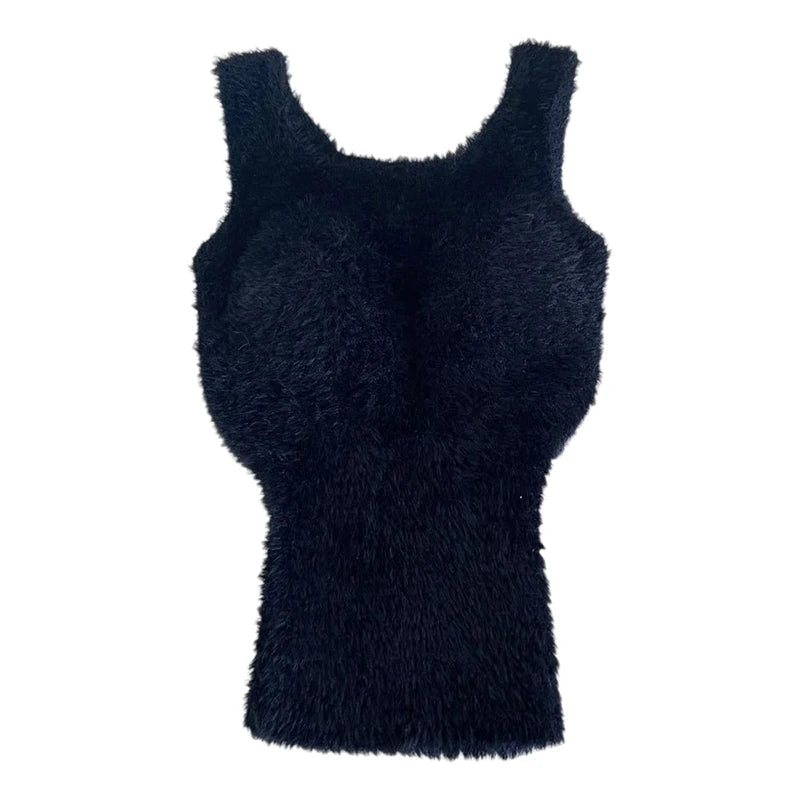 Thermal Camisole Plush Fleece Lining Soft Winter Cozy - SN Wigs & More