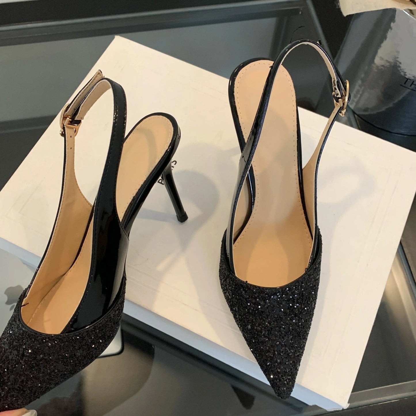Thin Heel Baotou Sandals for Autumn 2025 New Arrival Fashionable All-Match Small Heel Shoes for Women