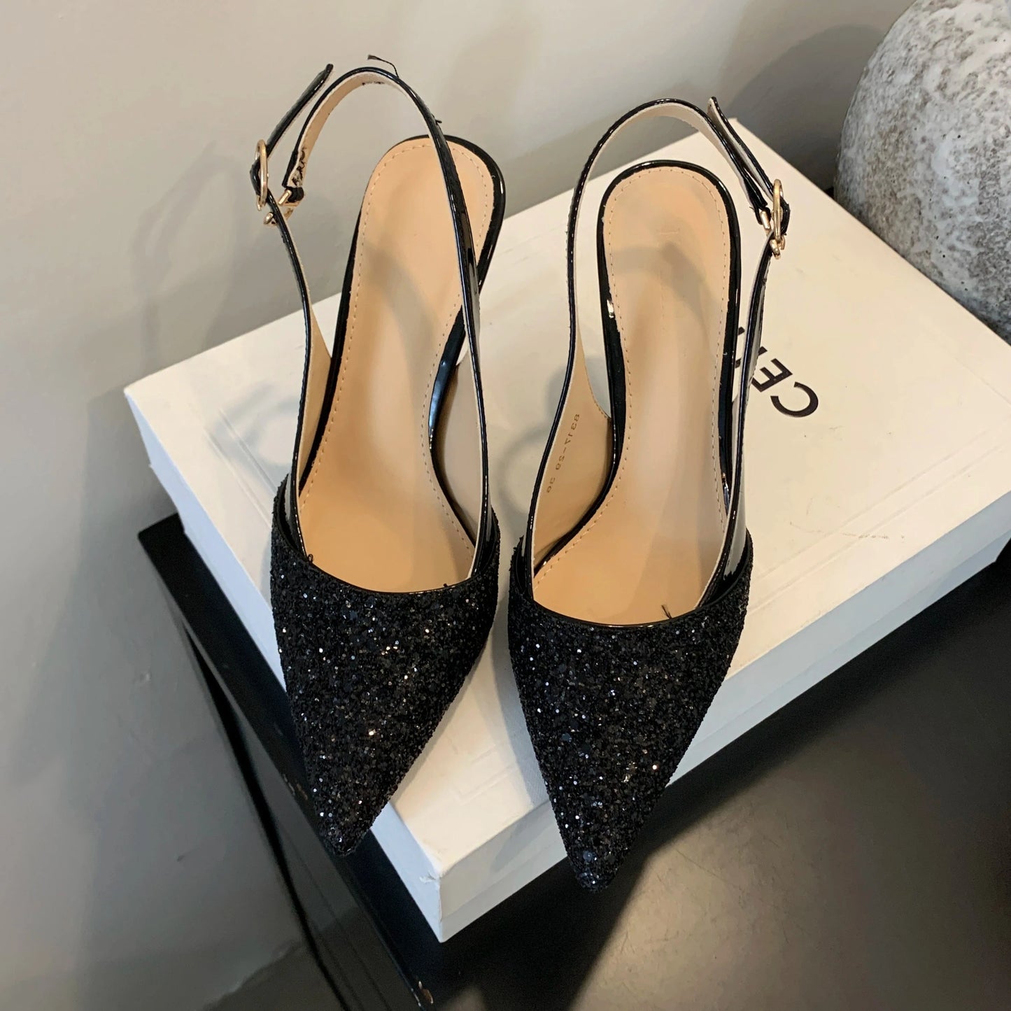 Thin Heel Baotou Sandals for Autumn 2025 New Arrival Fashionable All-Match Small Heel Shoes for Women