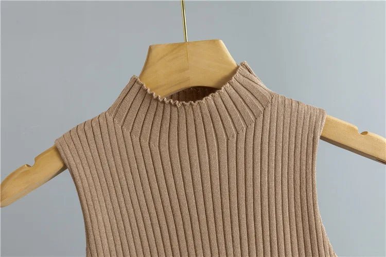 Three - Piece Knit Set With Vest Sweater And Long Cardigan And Wide - Leg Pants – Korean Design Chic Style - SN Wigs & More