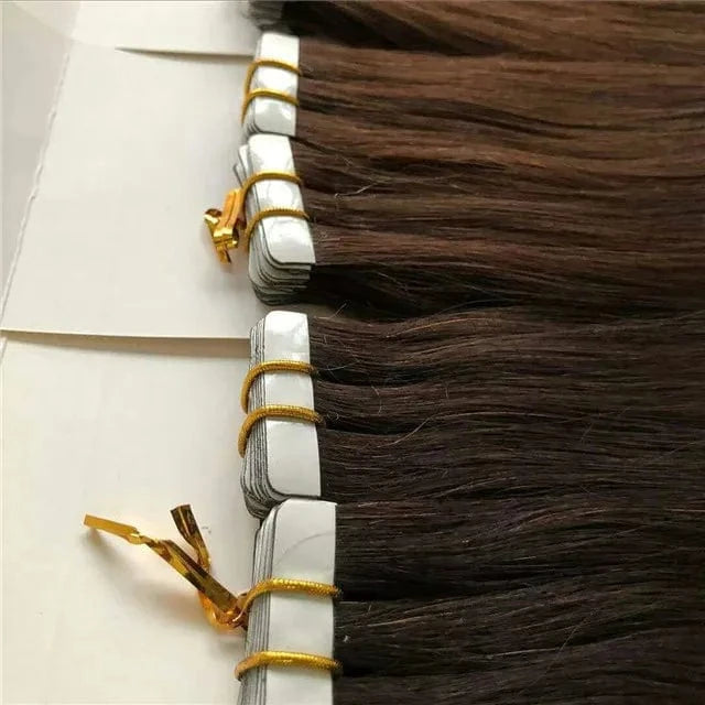 Top quality grade 7A hair, double drawn original skin weft tape hair extensions, cheap latest hair weaves in kenya